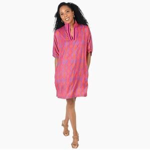 Emily McCarthy Poppy Dress reptile print sz S